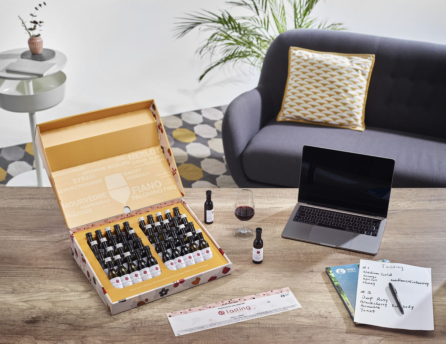 WSET training wset level 2 wine tasting kit wine tasting box wine set