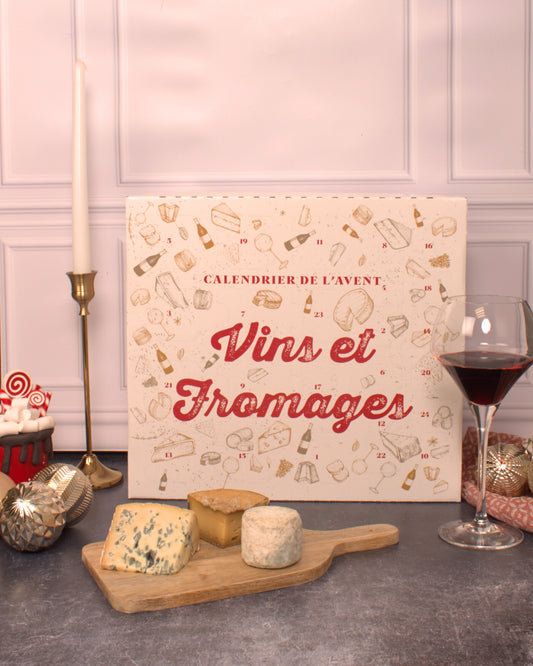 El calendario de Adviento "Vino y queso" - Le régal des Epicuriens