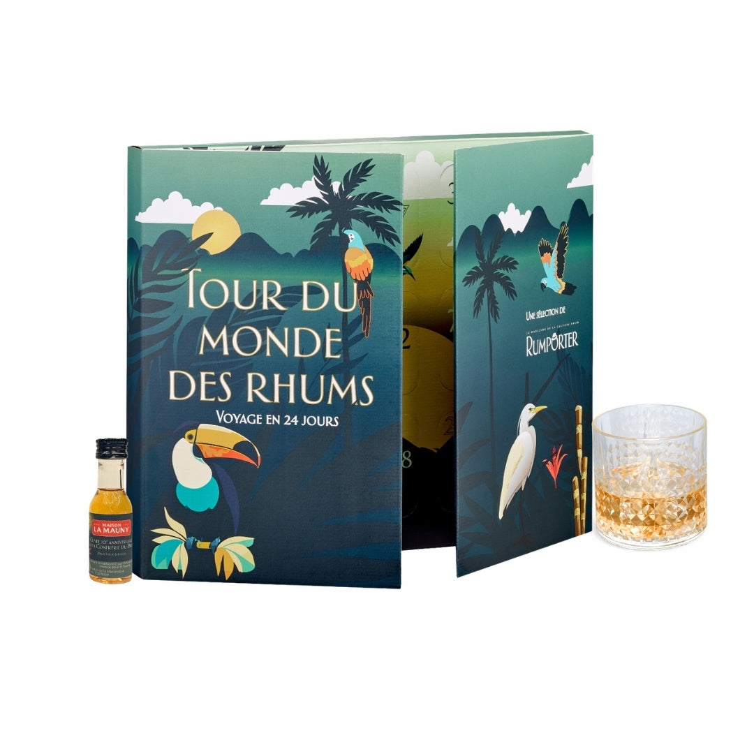 Calendrier de l'Avent Rhum - "Le Tour du Monde des Rhums" par Rumporter