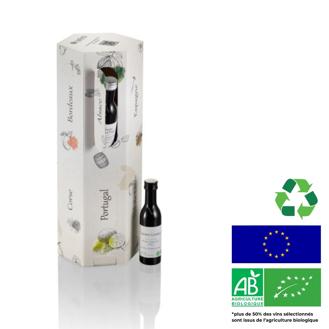 Coffret dégustation - 12 grands vins d'Europe
