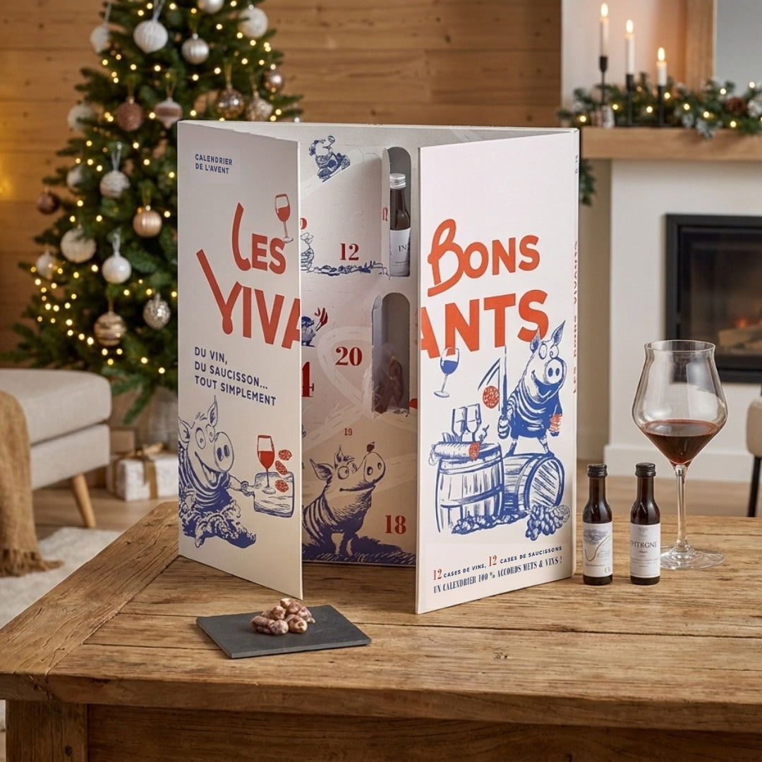 Calendario de Adviento de Vinos y Salchichones - "Los Bons Vivants"
