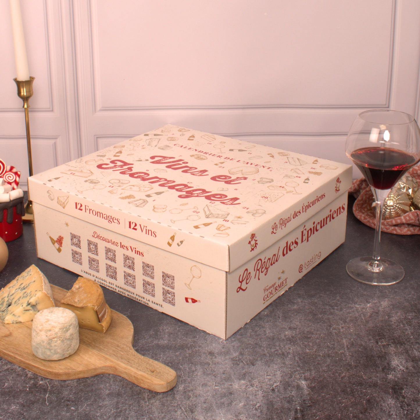 The ‘Wine & Cheese’ Advent Calendar - Le régal des Epicuriens