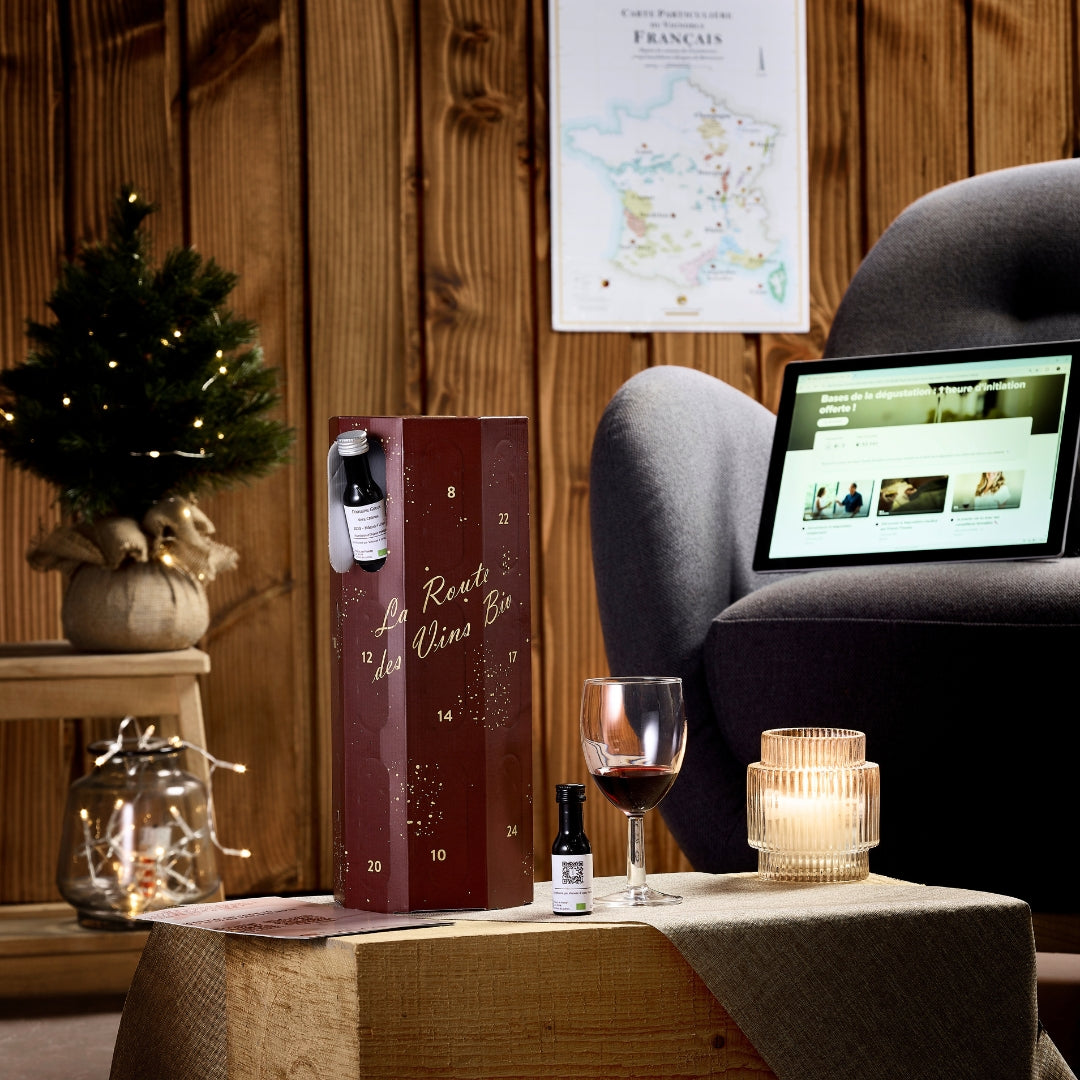 Calendrier de l'Avent Vins Bio - "La Route des Vins Bio de France"