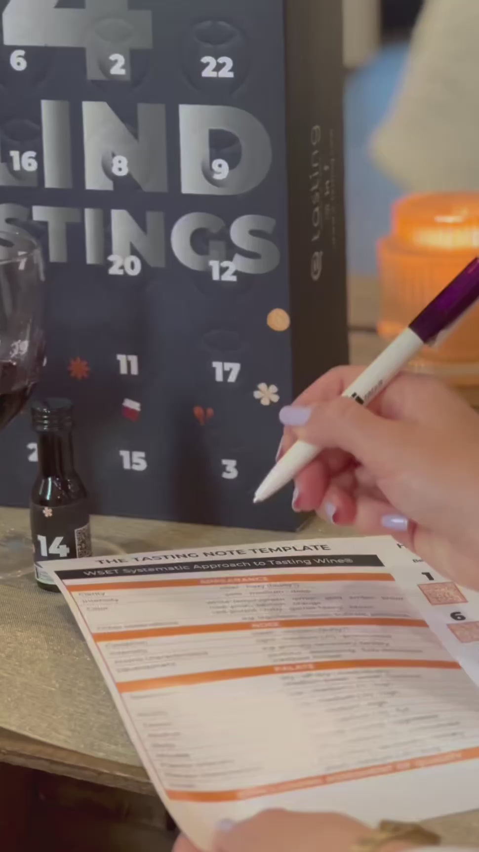 advent calendar WSET